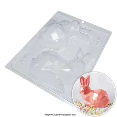 Geo Rabbit Chocolate Mould - Click Image to Close